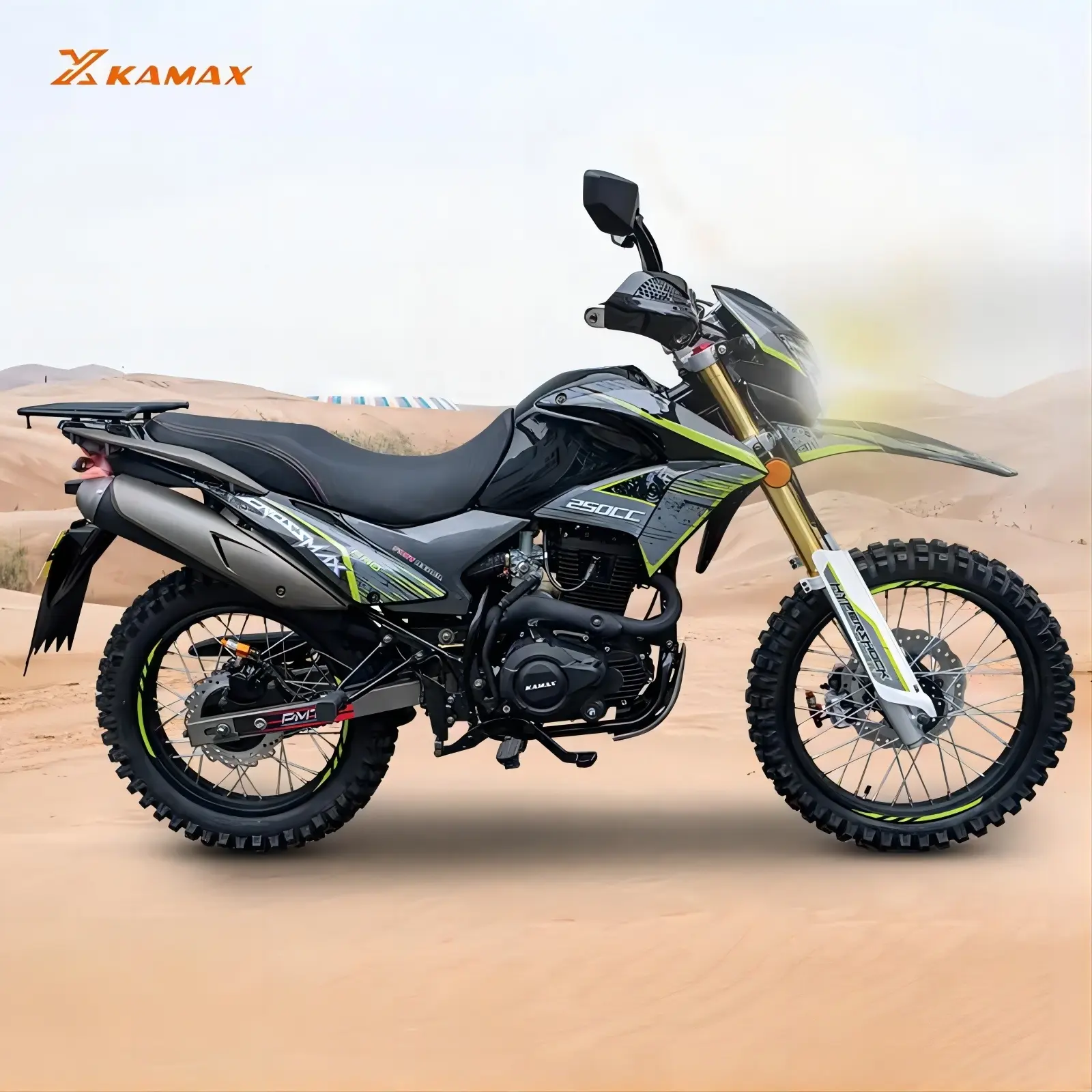 Kamax moto off-road poderosa, esportiva dupla 250cc para aldults