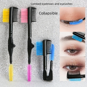 Pennelli <span class=keywords><strong>per</strong></span> Mascara 2 in 1 a Doppia Punta in Nylon, Strumento <span class=keywords><strong>per</strong></span> Trucco e Cura, Pettine <span class=keywords><strong>per</strong></span> <span class=keywords><strong>Sopracciglia</strong></span> e <span class=keywords><strong>Pennello</strong></span> <span class=keywords><strong>per</strong></span> Separare Ciglia e <span class=keywords><strong>Sopracciglia</strong></span> - Product Image 4
