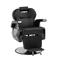 Vente en gros personnalisée, chaise classique pour salon de barbier, chaise de barbier antique résistante, chaise de barbier, cuir synthétique