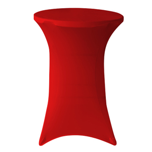 Wholesale Custom Woven Cocktail <strong>Round</strong> Fitted Stretch Spandex Wedding <strong>Table</strong> Cover <strong>Protector</strong> for Banquet Party - Product Image 2
