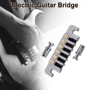 LP Guitare électrique <span class=keywords><strong>Tune</strong></span> <span class=keywords><strong>O</strong></span> <span class=keywords><strong>Matic</strong></span> Bridge Pull Plate Tail Piece Reversible String Code TP-6 Bridge Stop Rod - Product Image 2