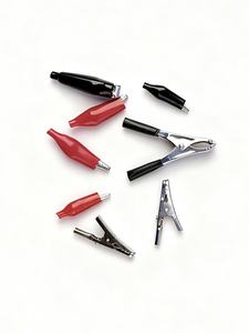 Pince crocodile isolée pour batterie, connecteur électrique pour connexion de <span class=keywords><strong>circuit</strong></span> et charge de batterie de <span class=keywords><strong>voiture</strong></span> - Product Image 1