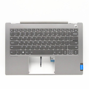 Nuevo Original para Lenovo ThinkBook 14s-IML C-Cover con teclado EE. UU. Inglés Mineral gris retroiluminación 5CB0W44229 - Product Image 1