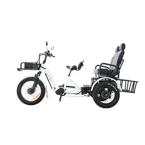 Nuevo Triciclo Eléctrico de 24 Pulgadas para Desplazamientos Diarios 2026 con Neumáticos Anchos y Batería de Litio Dual de 48V 132Ah para Recorridos de Larga Distancia en Venta - Product Image 2