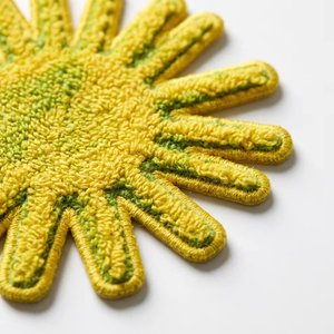 定制2026年全部2026种潘通雪尼尔贴花，可熨烫贴合。 卡车司机帽服装用 3D 标志字母毛巾刺绣 生态修复贴片 - Product Image 4