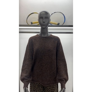 Maglione Casual da <span class=keywords><strong>donna</strong></span> elegante in maglia misto lana a girocollo a maniche lunghe Casual da <span class=keywords><strong>donna</strong></span> fornitore all'ingrosso <span class=keywords><strong>Online</strong></span> - Product Image 1