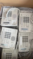Telepon Kantor PANASON KX-T7665 Putih, LCD Digital Hybrid Berkabel