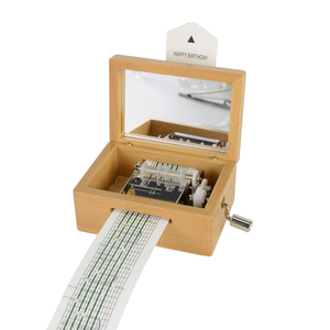 Kit de manivelle à main en étain, boîte à musique en bois, bricolage personnalisé