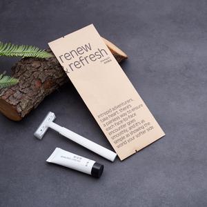 Kit de salle de bain jetable pour hôtel, gîte, maison d'hôtes et spa, rasoir en acier inoxydable, exfoliant à injection de colle, modèle JDCQ-033, AUTRE - Product Image 3