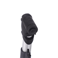 Gonfleur de pneus de vélo portable, bouchon de valve en alliage d'aluminium, poignée en T pliable, mini pompe à air pour vélo avec capuchon anti-poussière
