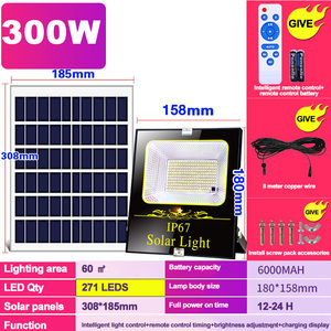2000W LED Flood Lamp Street <b>Wall</b> Solar LED Solar <b>Light</b> Outdoor <b>Remote</b> <b>Control</b> Waterproof Ip65 for Garden Path Landscape - Product Image 6