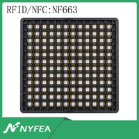 Lector/Grabador Sin Contacto de 13.56MHz, IC NF663, Compatible con ISO14443A, ISO/IEC 14443B, FeliCa, ISO15693, 848 Kbit/s, Interfaz I2C, SPI, UART