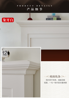 Cheminée de style européen Armoire décorative Ménage Chambre à coucher Villa Salon Simulation Flamme Cheminée