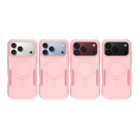 Coque de protection magnétique antichoc robuste 2-en-1 avec support anneau pliable pour iPhone 18 17 16 Pro Max – Vente en gros