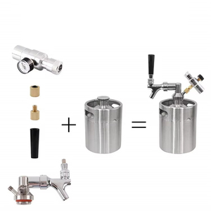 Mini Stainless Steel 304 <strong>5</strong> <strong>Litre</strong> Sliver Color <strong>Beer</strong> <strong>Keg</strong> System Draft Dispenser Bucket Industrial Gas Beverage Empty <strong>Beer</strong> <strong>Keg</strong> - Product Image 4