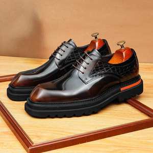 Chaussures de ville pour hommes en daim de vachette pleine fleur, style mocassin, personnalisées, les plus vendues, pour affaires et performance - Product Image 5