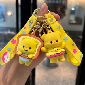 Llavero de Plástico con Diseño de Oso de Mantequilla, el Más Vendido, para Móvil, Mochila, Llaves de Coche, Regalo para Parejas - Product Image 2