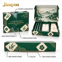 Boîte d'expédition personnalisée pour accessoires de mahjong, emballage en papier CMYK double face avec insert pour e-commerce