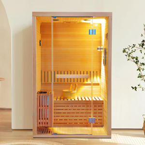 Sauna de Vapor Seco Tradicional de Madera de Hemlock, 3KW, con Estufa, Precio de Fábrica - Product Image 1