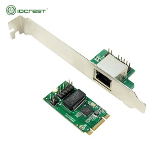 New Arrival IOCREST Internal M.2(B-Key M-Key) Single Port 10/100/1000 Gigabit Ethernet Wired Desktop Network <b>Adapter</b> RTL8111 Net - Product Image 3