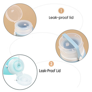 Juego de botellas de viaje de silicona premium aprobado por la TSA, juego de botellas de viaje de silicona portátiles recargables 4 en 1. - Product Image 3