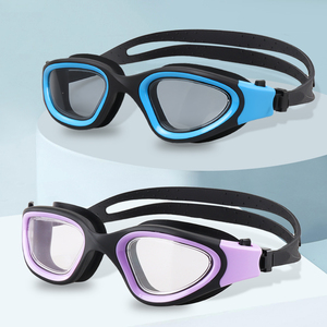 Lunettes de brasse plus lunettes étanches réglage anti-brume UV avec lunettes de <span class=keywords><strong>natation</strong></span> professionnelles confortables pour adultes - Product Image 1