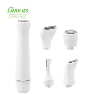 4 Trong 1 Của Phụ Nữ Điện Máy Cạo Lông USB Sạc Xách Tay Tóc Remover Không Đau Phụ Nữ Máy Cạo Râu Cho Phụ Nữ Cơ Thể Trên Khuôn Mặt Lông Mày Tông Đơ