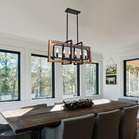Luminaire suspendu LED vintage noir, style campagnard américain, art fer forgé industriel créatif, personnalisé pour café, bar, restaurant