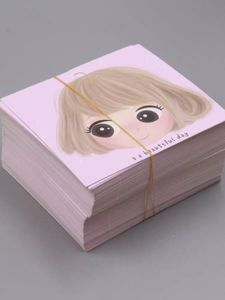 Cartes de visite promotionnelles prêtes à être expédiées, en papier couché, étiquettes en carton pour pinces à cheveux, bandeaux, élastiques - Product Image 4