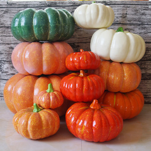 Spot Supply Simulación Calabaza Espuma <span class=keywords><strong>Fa</strong></span> K <span class=keywords><strong>e</strong></span> Calabaza Centro comercial Hotel Accesorios de decoración de Halloween - Product Image 6