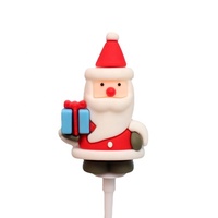 Père Noël bonhomme de neige arbre wapiti poupée ornement colle douce décorations de noël pour gâteau Dessert boîte-cadeau décoration