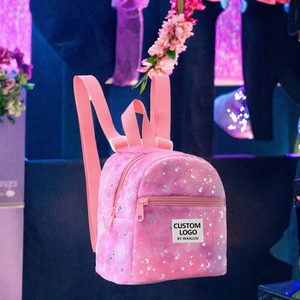 Cute Star Moon Print Mini <strong>Backpack</strong> for Girls Soft Plush Kids' <strong>Backpack</strong> for Outdoor Travel Daily Use <strong>Holidays</strong> Perfect School - Product Image 3