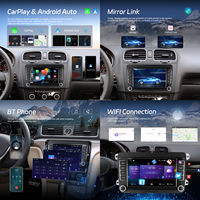 Autoradio Android Hikity 7 ''8 cœurs Autoradio Carplay GPS WiFi pour VW/PASSAT/SKODA/POLO/GOLF/SEAT/TOURAN/EOS OEM ODM Stéréo de voiture