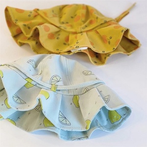 Niños Infant Toddler Panama Beach Cap Cute Summer Baby Girl Bucket Hat Print Outdoor Bowknot Kids Girl Sun Hat - Product Image 3