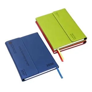 Sold Color Pu Business A5 Notebook 3 Fold Eco Friendly Leather Notebook With Magnetic Closure