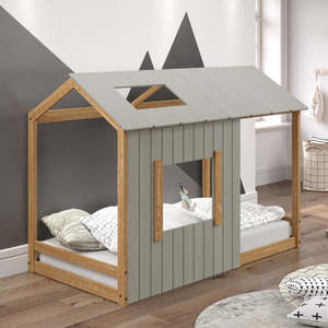 Tree House <b>Bed</b> For Kids Natural Wooden Children Kids <b>Bed</b> Toddler House <b>Bed</b> Frame House Shape Kid <b>Bed</b> Full - Product Image 1
