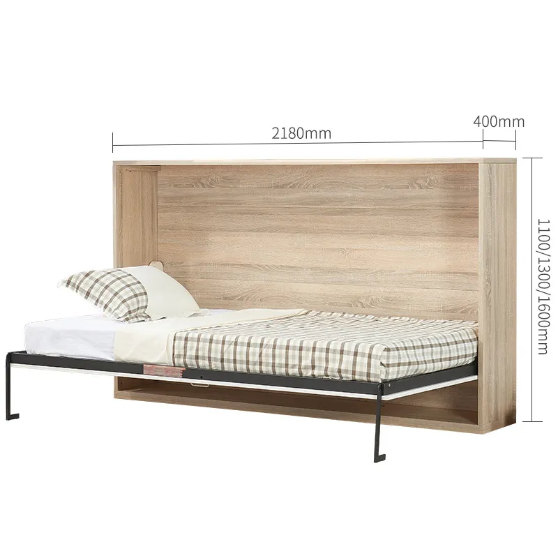 Desain Modern Tempat Tidur Dinding Lipat Vertikal Horisontal Lipat SF Bed Sembunyi