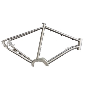 Titanium <strong>Ebike</strong> <strong>Frame</strong> 700C*55C Gravel Electric Bike <strong>Frame</strong> IS Brake Mount High Strength Best Quality - Product Image 6