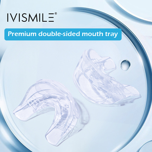 2024 IVISMILE Logo privé dent sans fil Rechargeable bleu lumière rouge <span class=keywords><strong>charge</strong></span> sans fil 32 Led blanchiment des dents lumière Led - Product Image 5