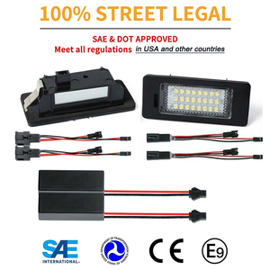 Luz LED para Matrícula de Coche, Accesorio para Audi A4, B8, A5, S5, TT, Q5, Golf, MK6, Jetta, Passat B6, Sharan Touareg, Seat Alhambra, <span class=keywords><strong>Ibiza</strong></span>, 2 Unidades - Product Image 2