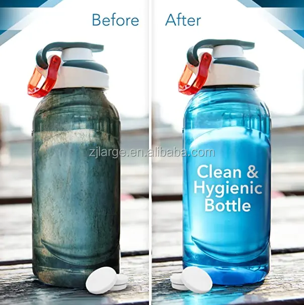 إزالة الترسبات أقراص تنظيف حزمة من 24 لمدة 2 أو 3 لتر الترطيب المثانة ، زجاجات مياه ، أكواب السفر ، الترمس