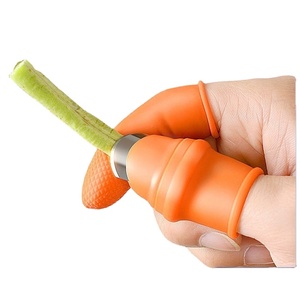 Juego de cuchillos pequeños de acero inoxidable para recoger verduras, herramienta para pelar pulgares, pimienta, flores, ajo, pellizco de uñas, pulgar-PP - Product Image 1