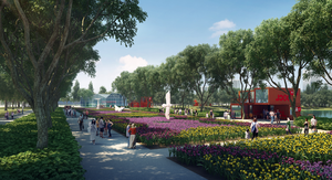 Nexus Park Aménagement paysager extérieur <span class=keywords><strong>Plan</strong></span> de plantation Dessin <span class=keywords><strong>3D</strong></span> Rendu maximal <span class=keywords><strong>Plan</strong></span> d'étage <span class=keywords><strong>Plan</strong></span> global Espace de dessin de construction - Product Image 5