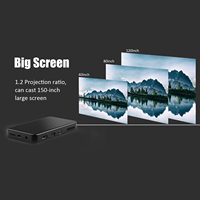 Mini projecteur S90 pas cher d'usine, projecteur vidéo numérique 4K HD avec double Wifi Android 9.0, projecteur LCD, lecteur multimédia pour cinéma maison