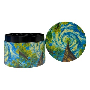 High Quality 50mm Diameter Zinc Alloy <b>Herb</b> <b>Grinder</b> OEM/ODM Brand with Custom Color for Rolling Paper Case - Product Image 5