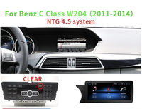 Nueva llegada 12,3 \ "Android 13 Radio de coche receptor 4G 64G estéreo Mercedes Benz Clase C W204 2011-2014 salpicadero pantalla dividida