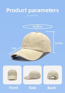 Casquette de baseball personnalisée <span class=keywords><strong>en</strong></span> coton lavé à 6 panneaux avec broderie 3D <span class=keywords><strong>en</strong></span> lettres <span class=keywords><strong>en</strong></span> relief et visière incurvée pour usage quotidien <span class=keywords><strong>en</strong></span> extérieur – Fabricant <span class=keywords><strong>en</strong></span> gros - Product Image 2