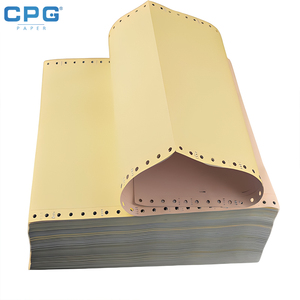 Rouleau géant de papier autocopiant 3 plis 55 g/m² NCR pour la conversion en rouleaux de formulaires informatiques multi-parties - Product Image 1