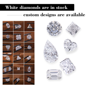 Diamante Cultivado en Laboratorio con Forma de Trébol de Cuatro Hojas para Joyería Personalizada, Corte Blanco, Claridad DE, Calidad VS Certificada - Product Image 4