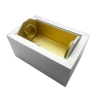 Vente en gros de boîtes en carton et papier avec logo personnalisé Boîte d'emballage de luxe pour champagne et vin rouge